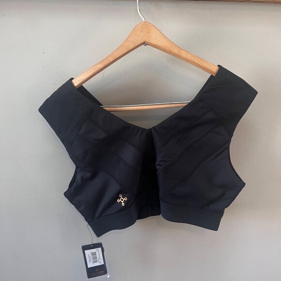 Tommie Copper Womens Shoulder Support Bra W/ Zipper Black XL Copper & Zinc Infus - Picture 5 of 5